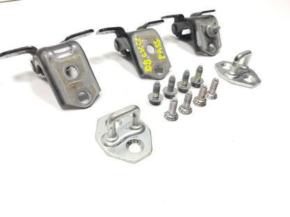 2009 Mazda Cx-7 Passenger Side Door Hinge & Striker 6pcs W/ Bolt 8pcs OEM
