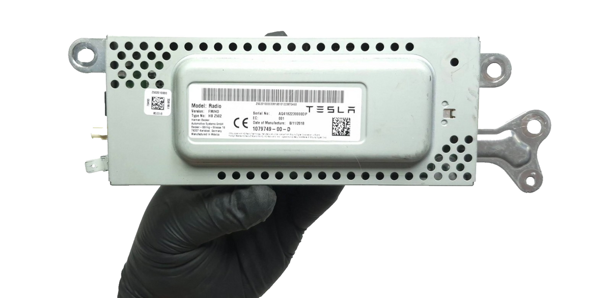 2018 Tesla Model 3 FM Hd Radio Receiver Control Module 1079749-00-d OEM
