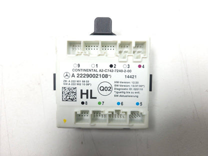 2015-2020 Mercedes C300 W205 Door Control Module Rear Driver Side Left OEM