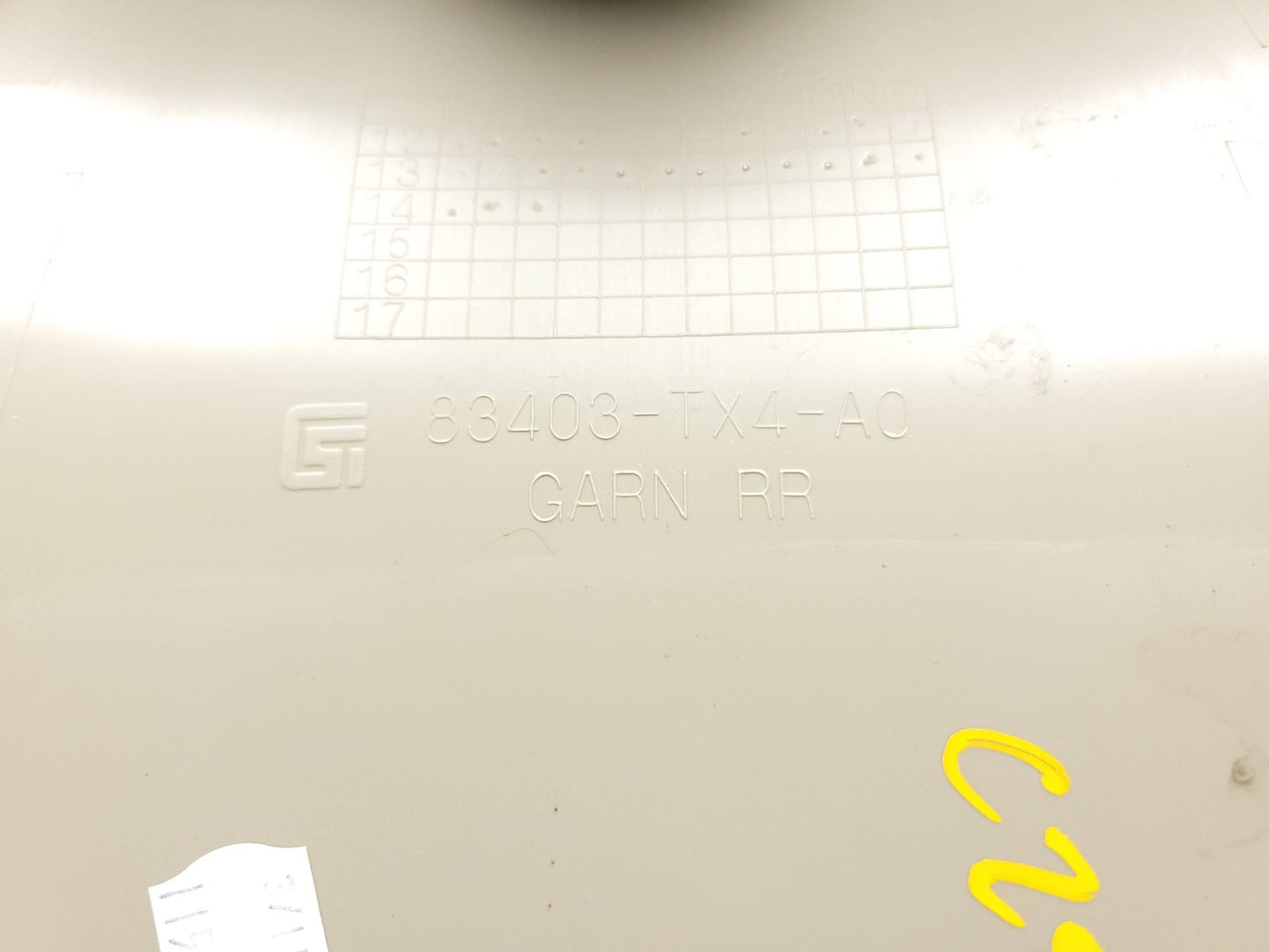 13-15 Acura RDX Rear Center Console Trim Cover OEM ✅