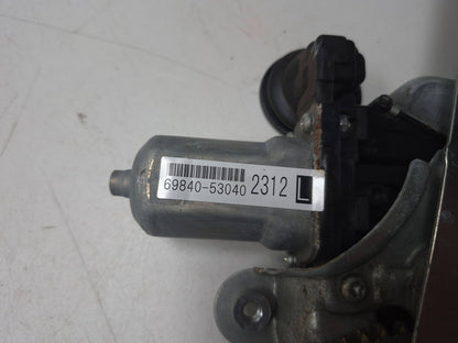 2009 Lexus IS250 Rear Door Window Regulator & Motor Driver Side Left  OEM