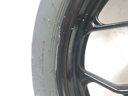 2025 Yamaha Yzf R3 Rear Wheel Rim W/ Tire Dunlop 140/70/r17 OEM
