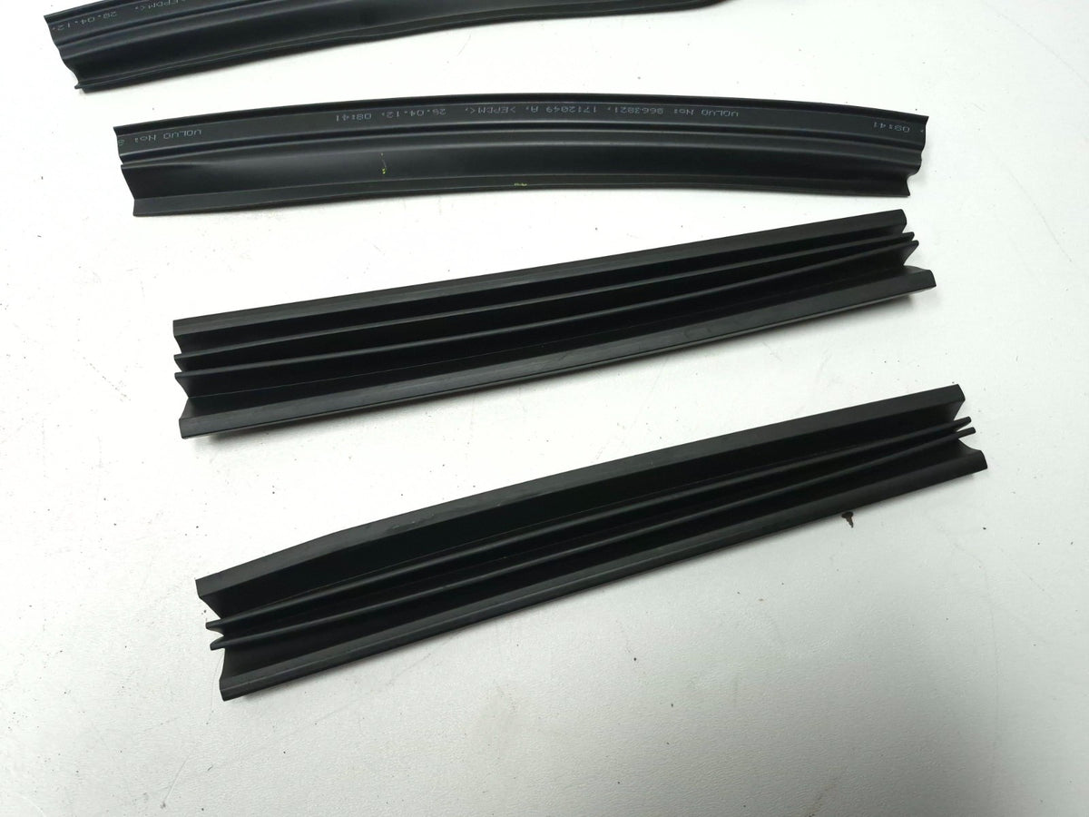 2013 Volvo S60 Sunroof Modesty Panel Trim Seal Weatherstrip 4 Pcs OEM