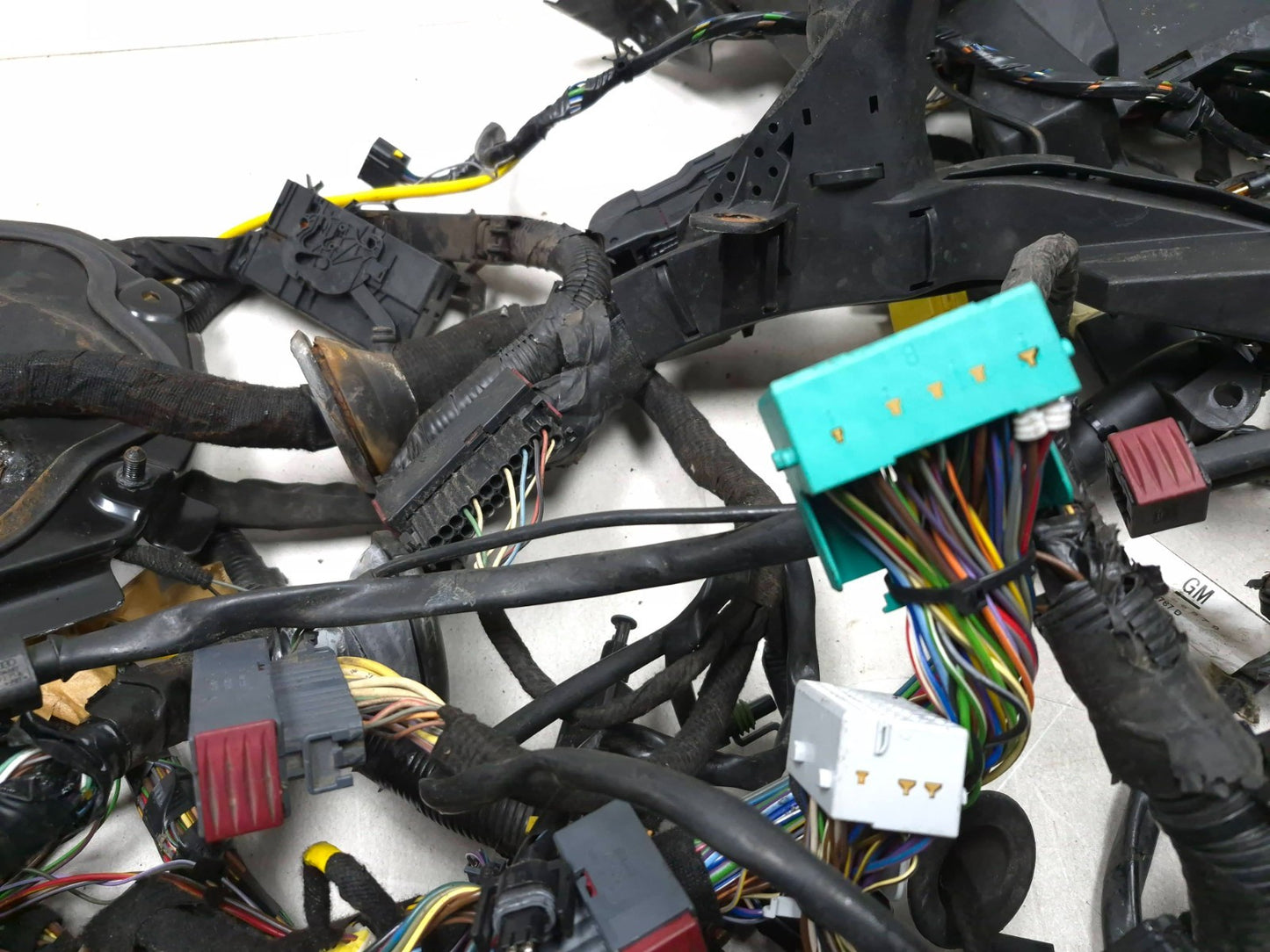2007 Saab 9-5 Aero Main Dashboard Interior Wiring Harness W/ Fuse Box OEM