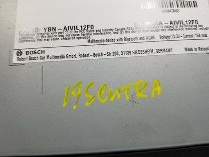 2019 Nissan Sentra Touch Screen Radio Receiver Display OEM