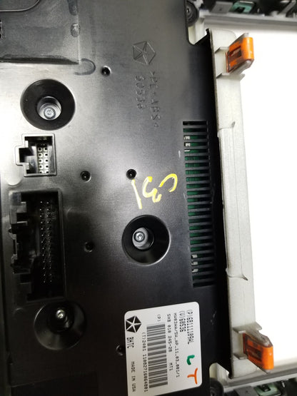 2012 Jeep Grand Cherokee AC Heater Control Panel W/ Air Vent Grille OEM