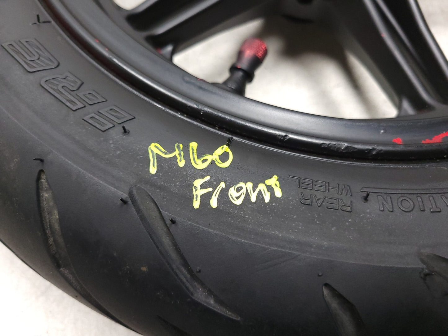 2017 - 2025 Kawasaki Z125 Pro Br125 Front Wheel Rim & Tire 100/90-12 OEM