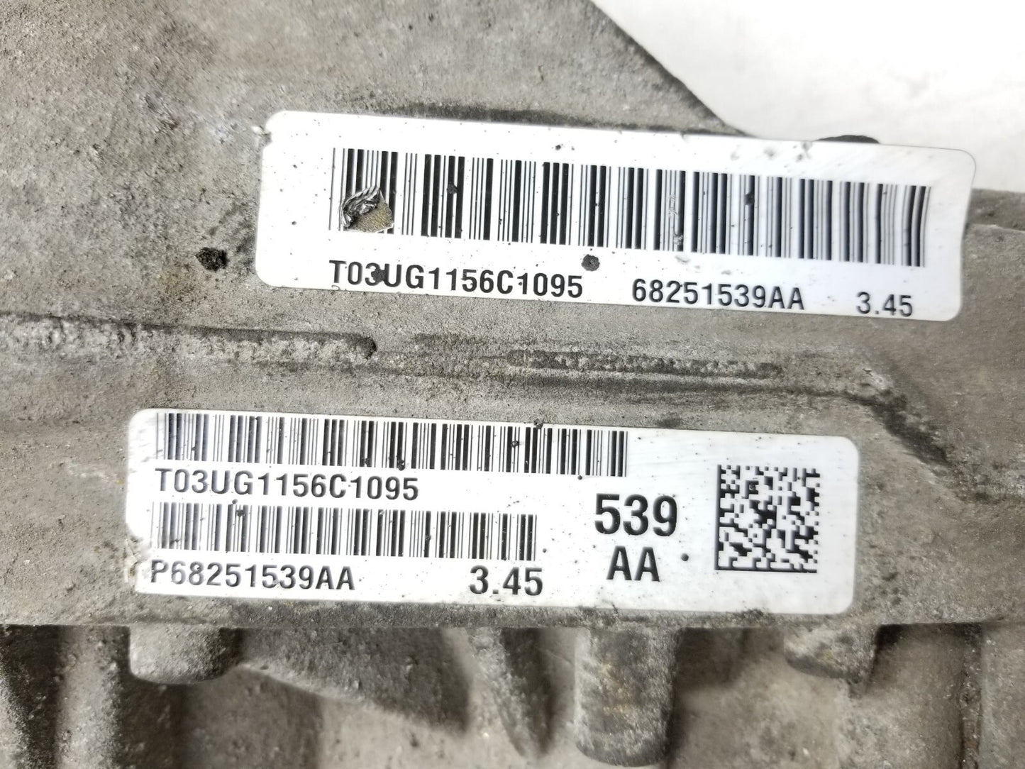2016 Dodge Durango Rear Differential OEM