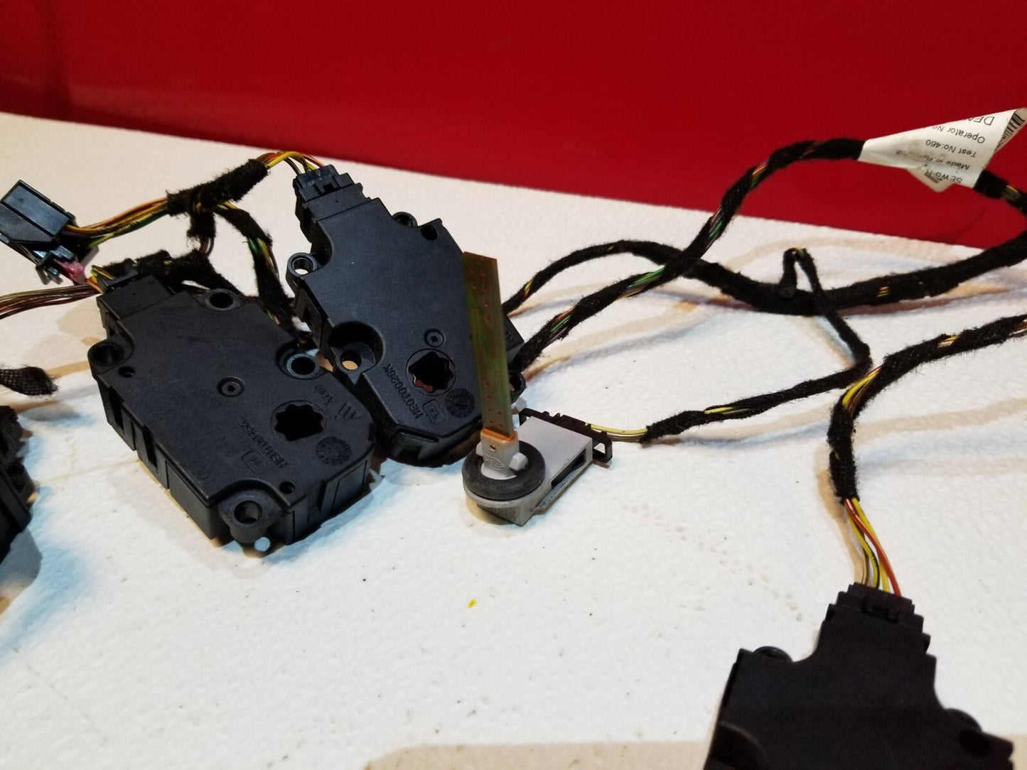 2014 Audi A6 AC Heat Door Blend Actuator W/ Wire Harness OEM