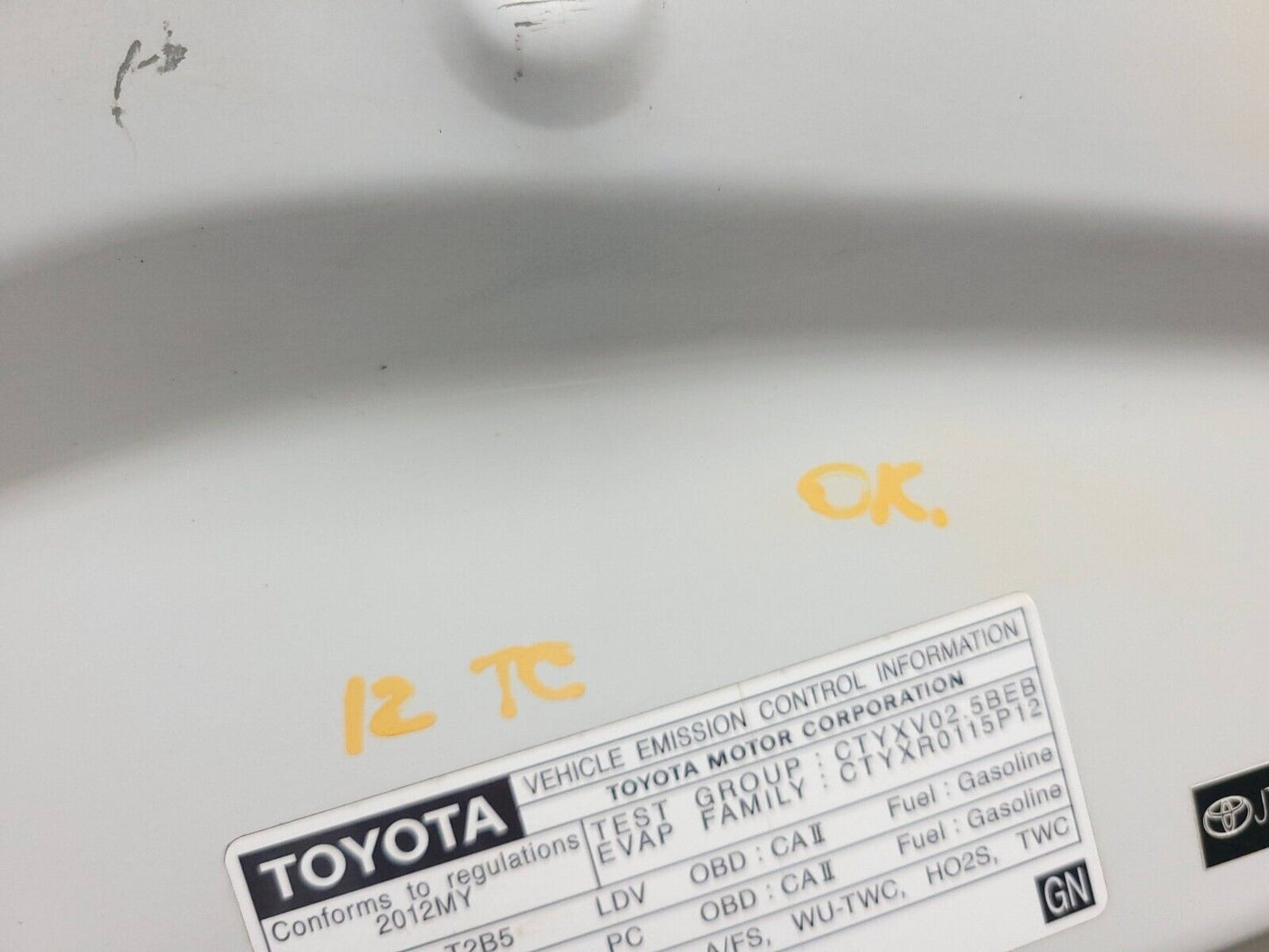 11 12 13 Scion Tc Hood Bonnet OEM ✅