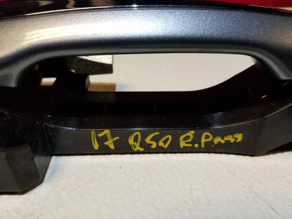 2017 Infiniti Q50 Rear Passenger Exterior Door Handle OEM