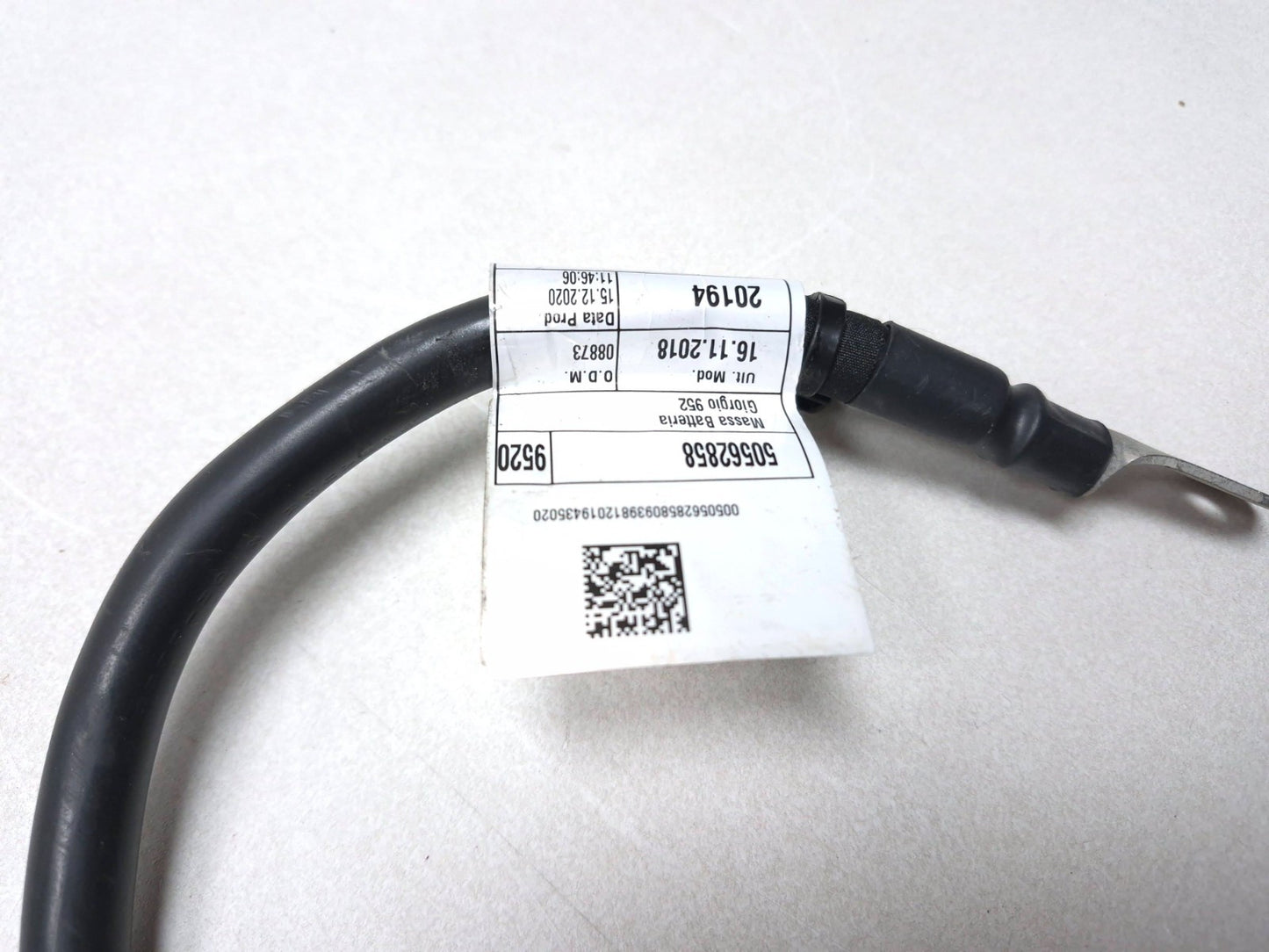 2021 Alfa Romeo Giulia Battery Positive & Negative Cable Oem✅