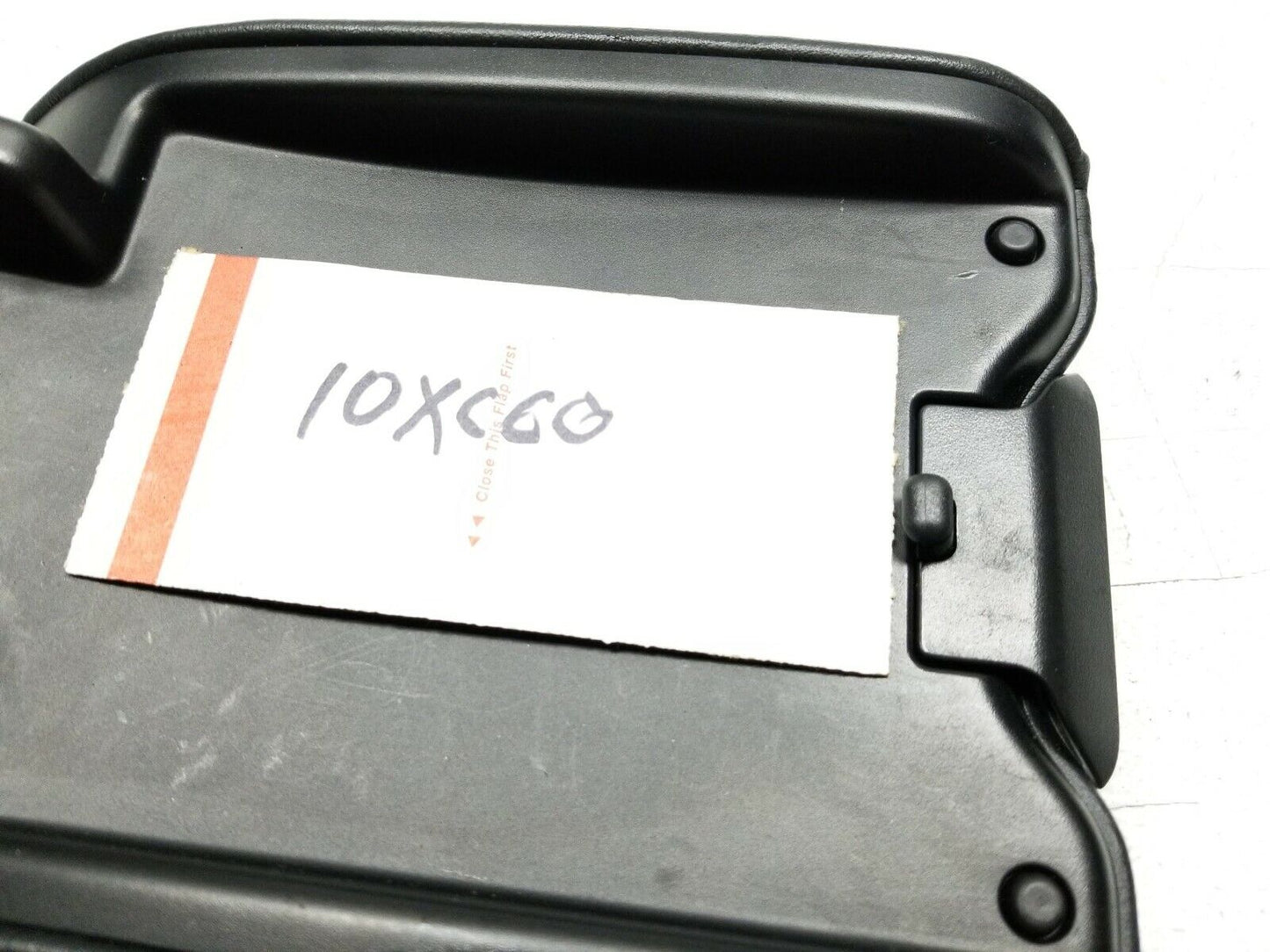 10 11 12 13 Volvo XC60 Center Console Armrest Lid Black Vinyl OEM