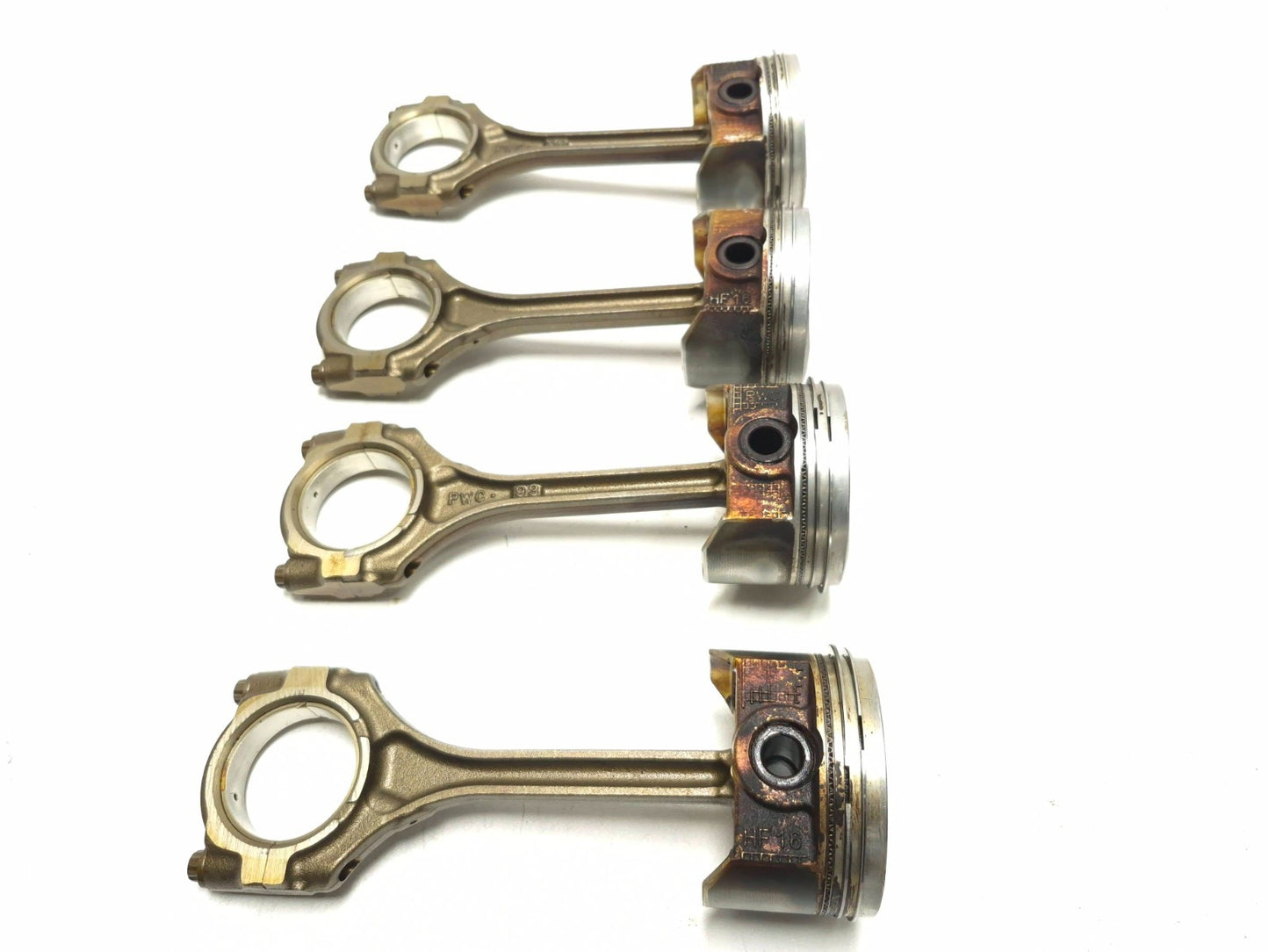 2007 Honda Fit Pison & Connecting Rod 4pcs Size: Std 13010pwcj01 OEM