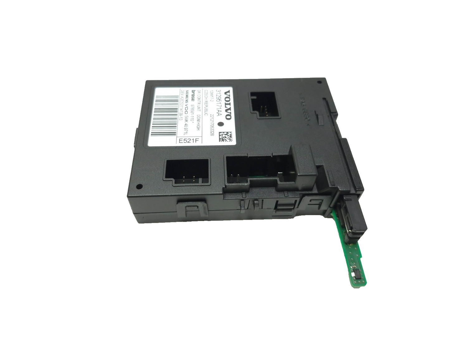 2012 Volvo C30 Front Driver Door Window Motor Control Module OEM