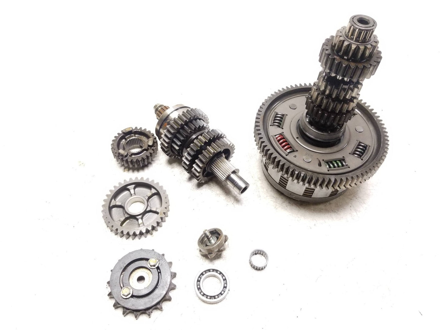 1987 Honda Cbr1000f Hurricane Clutch & Transmission Shaft Gear Sprocket OEM