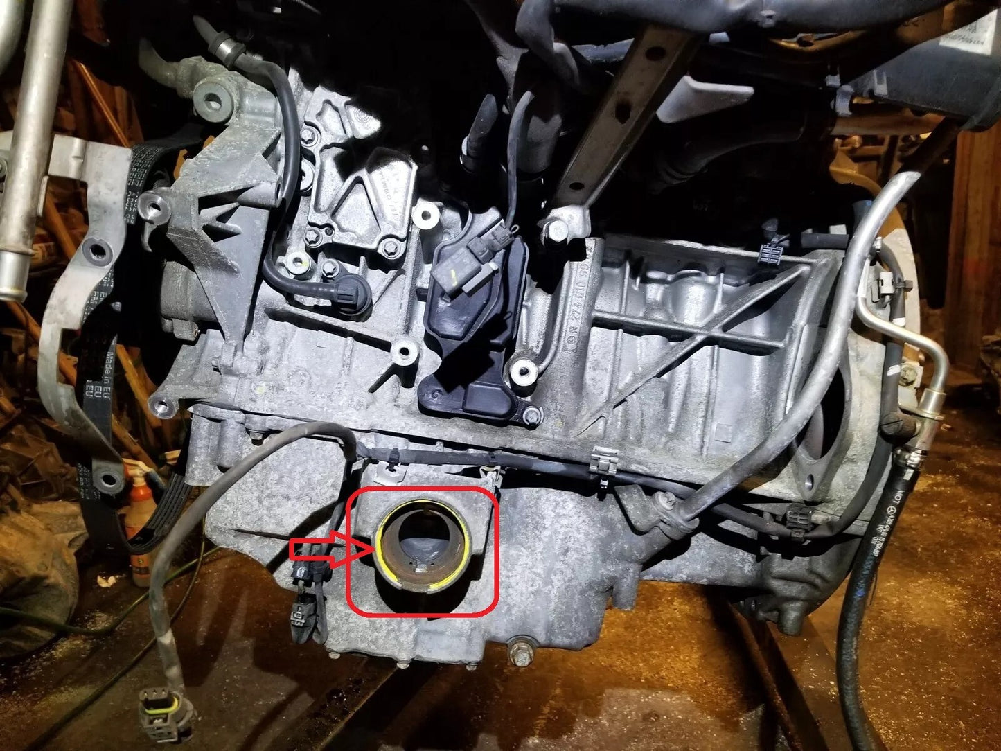 2015 Mercedes C300 Engine C-class 4matic AWD W/turbo M274 W205 Oem. **damage**