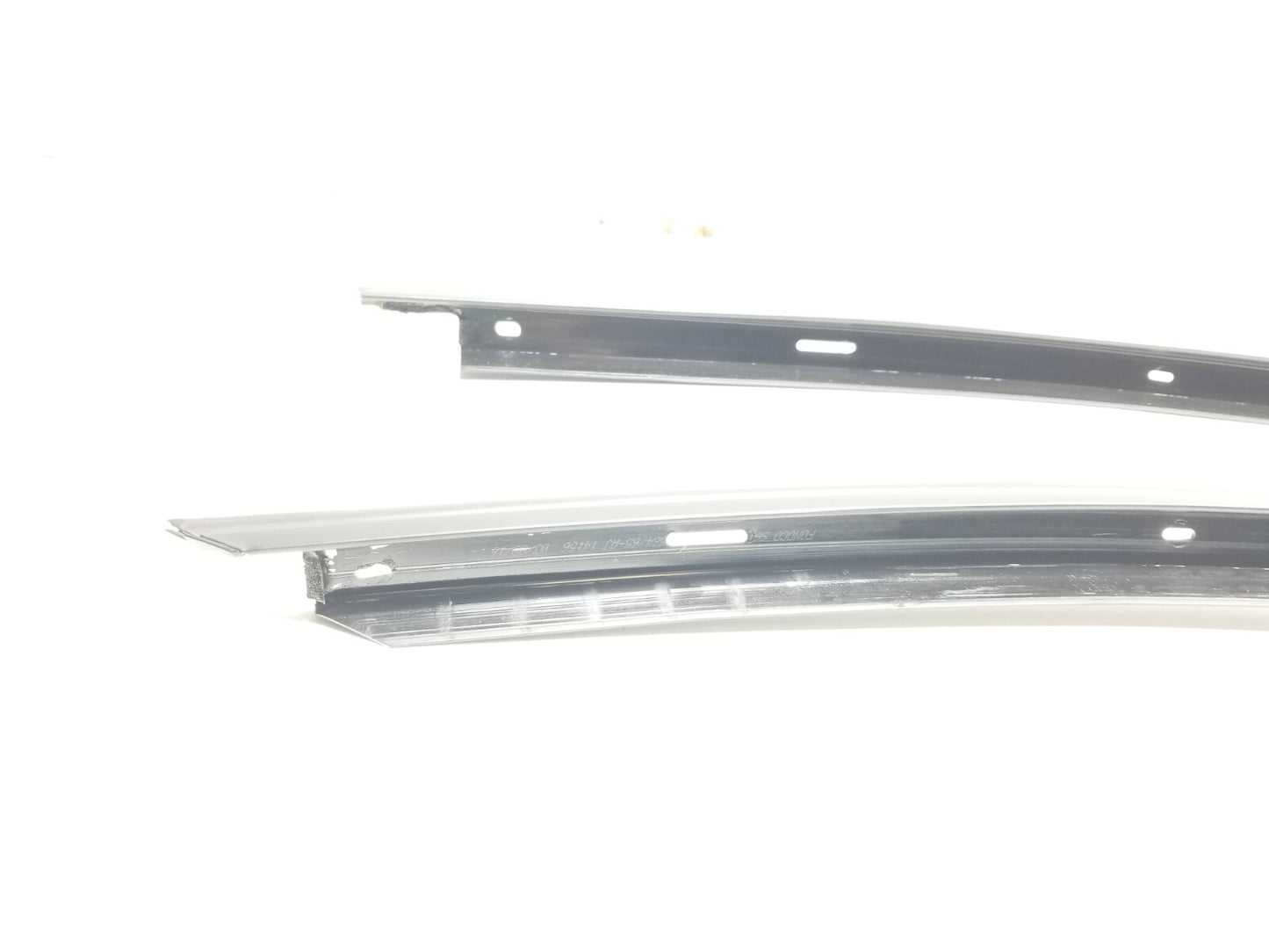 2016 Ford Mustang Coupe Front Roof Upper Molding Left & Right Pair OEM