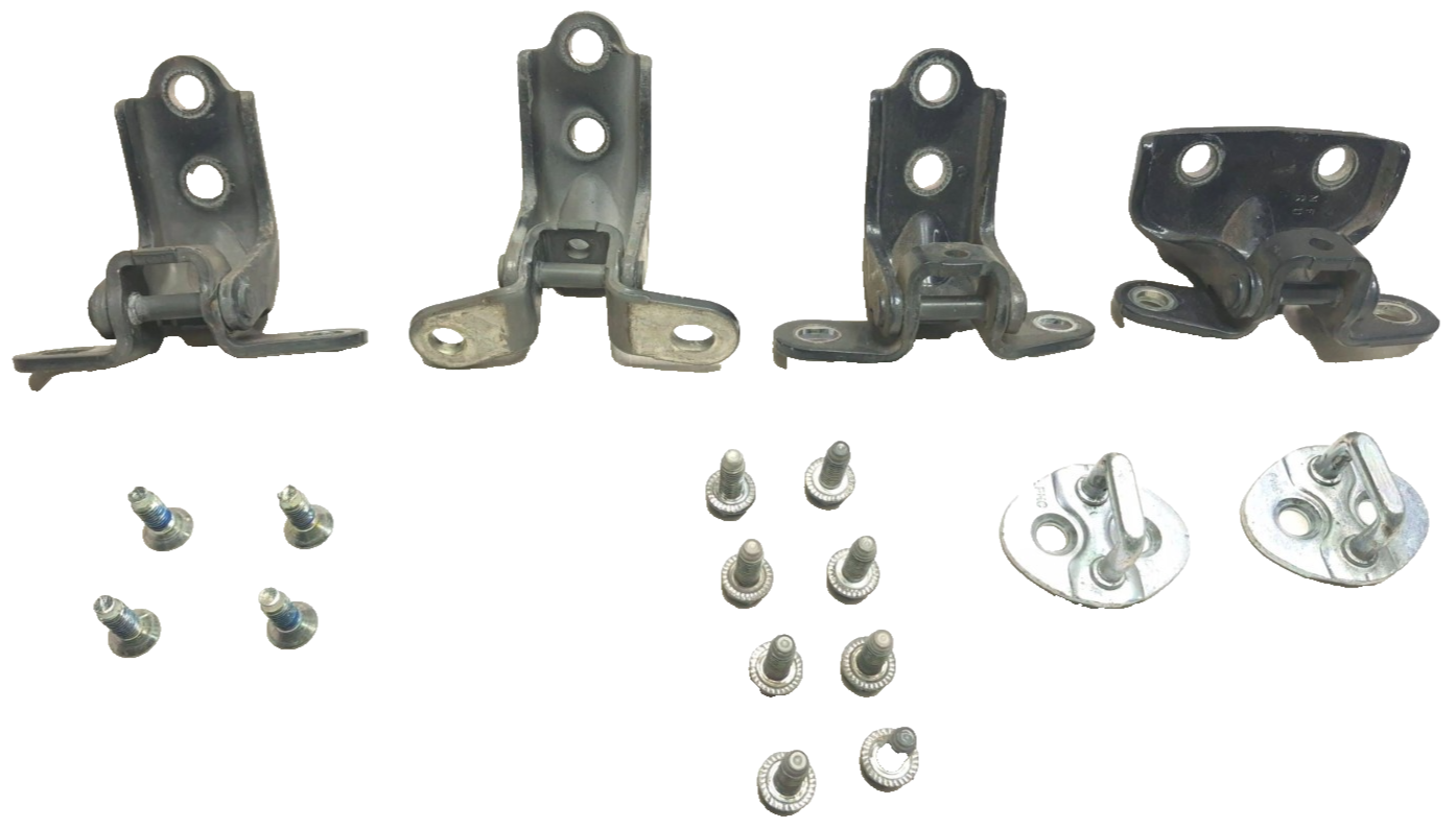 2012 Hyundai Sonata Passenger Side Door Hinge & Latch 6pcs W/ Bolt 12pcs OEM
