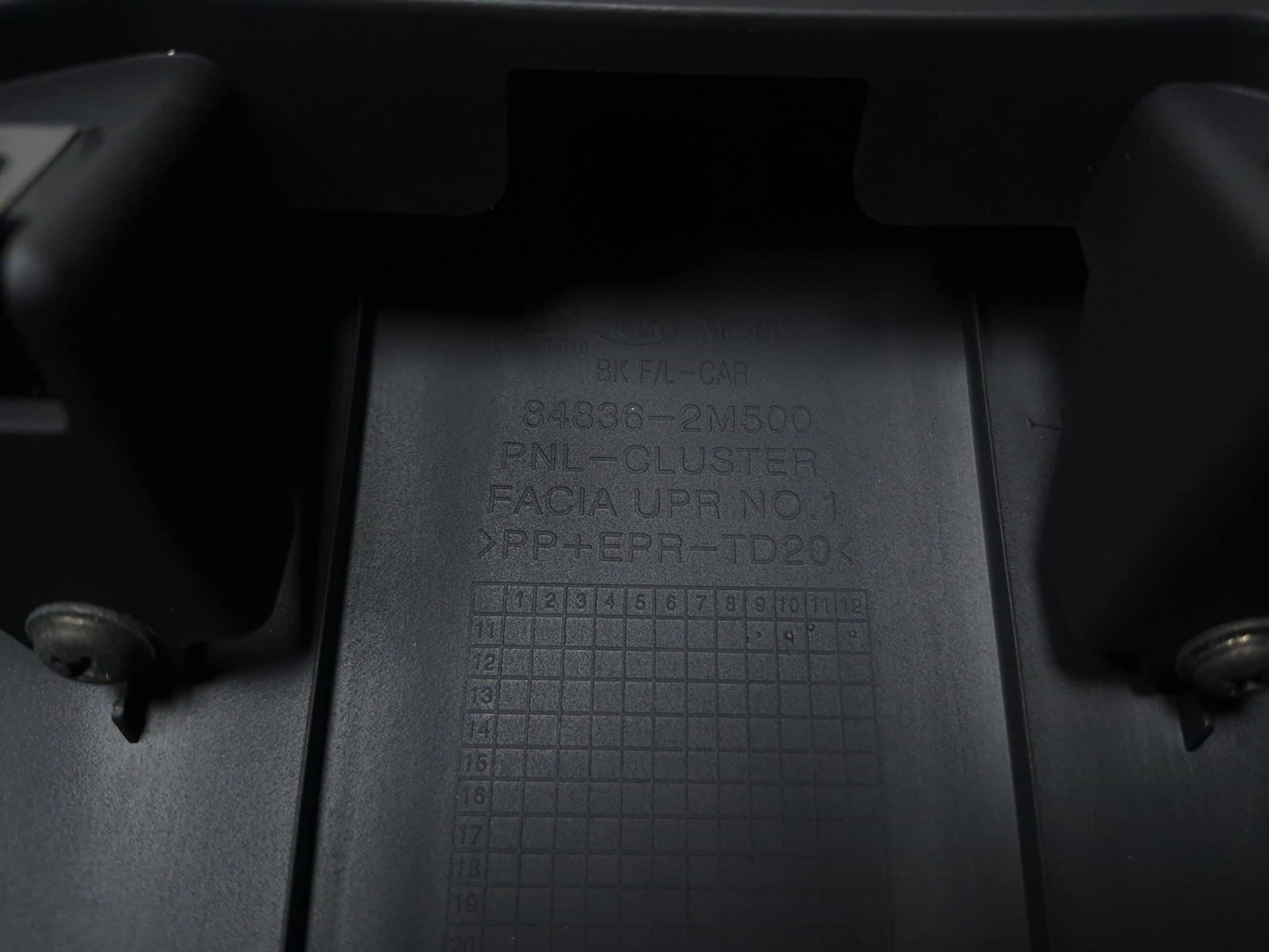 2013 Hyundai Genesis Coupe Dash Board Speedometer Trim OEM