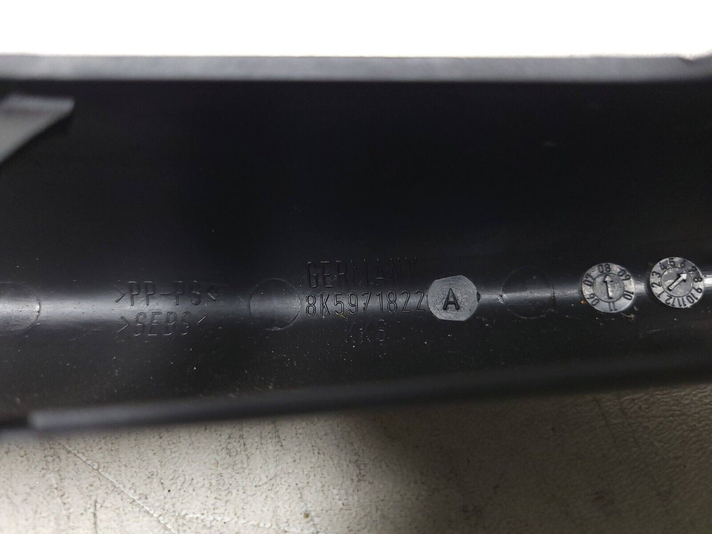 2009 - 2016 Audi A4 S4 Sedan Trunk Hinge Cover Trim Left & Right OEM