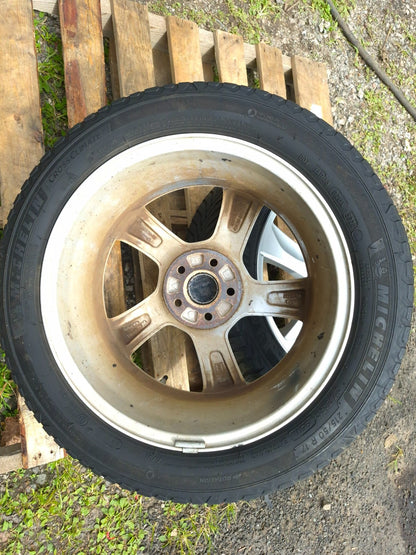 2013 Volvo S60 Wheel Rim W/tire Michelin 215/50/r17 17x7j 5.5/32 2 Pcs OEM