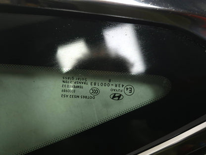 2018 Hyundai Sonata Rear Quarter Vent Glass Right Passenger Side OEM