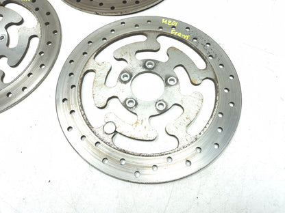 2008 Harley Davidson Touring Electra Glide Brake Rotor Disc Front & Rear OEM