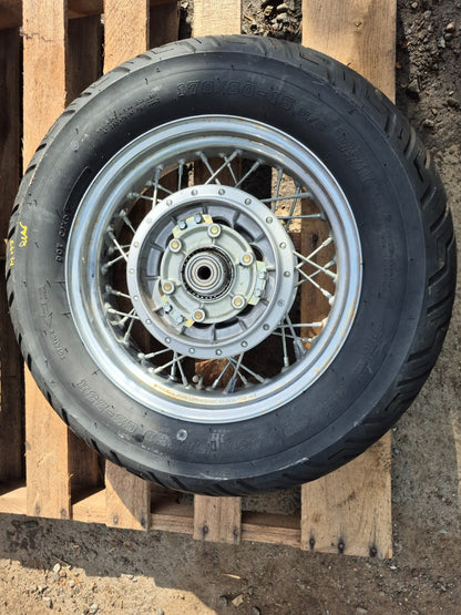 2004 Suzuki Vl800 Boulevard C50 Wheel Rim & Tire Front & Rear *straight* OEM