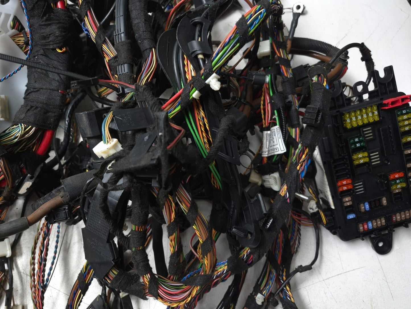 2013 BMW 328i F30 Main Body Wire Harness W/ Fuse Box OEM