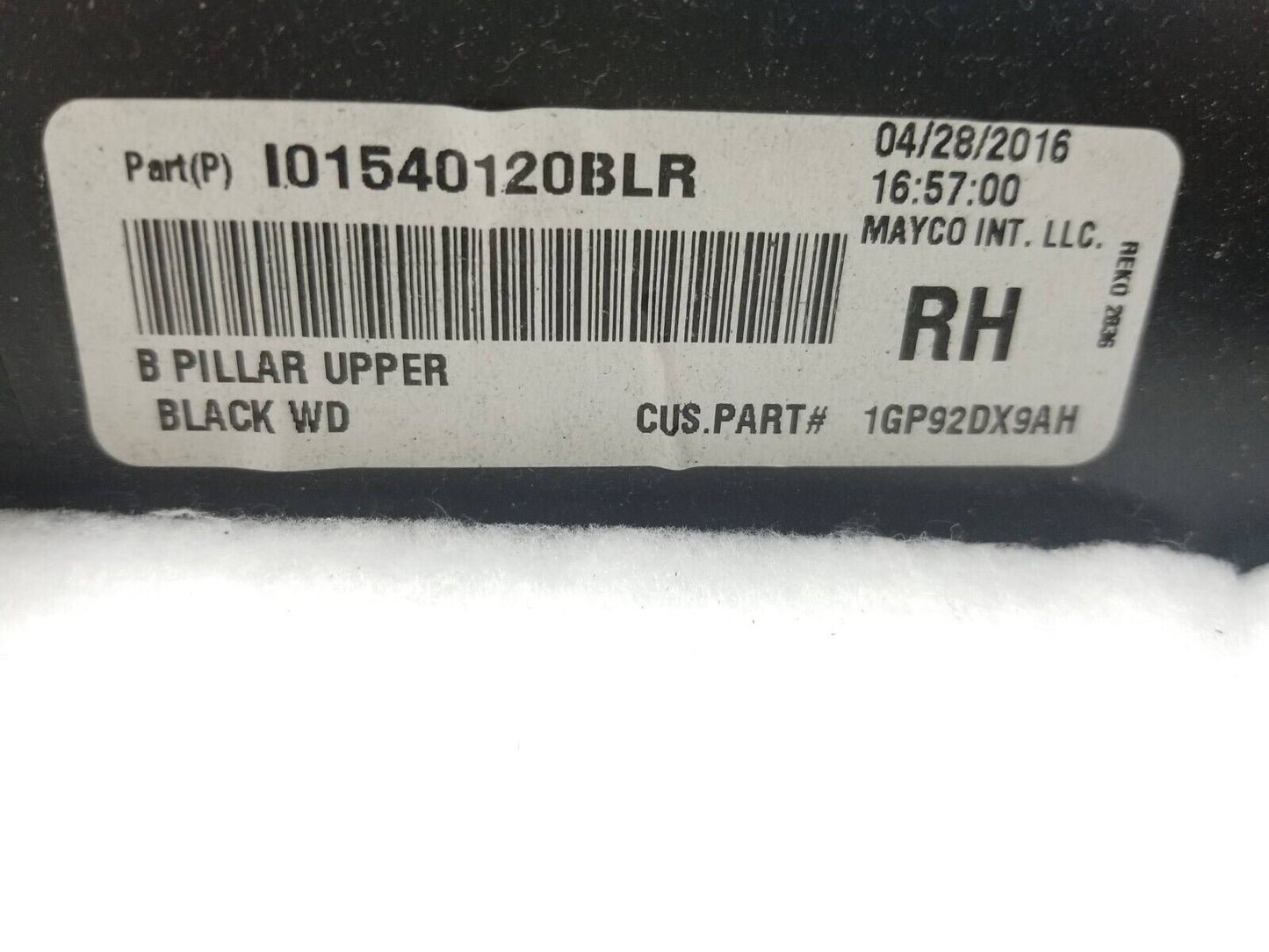 16 - 22 Dodge Durango Center B Pillar Upper & Lower Cover Trim 4pcs OEM