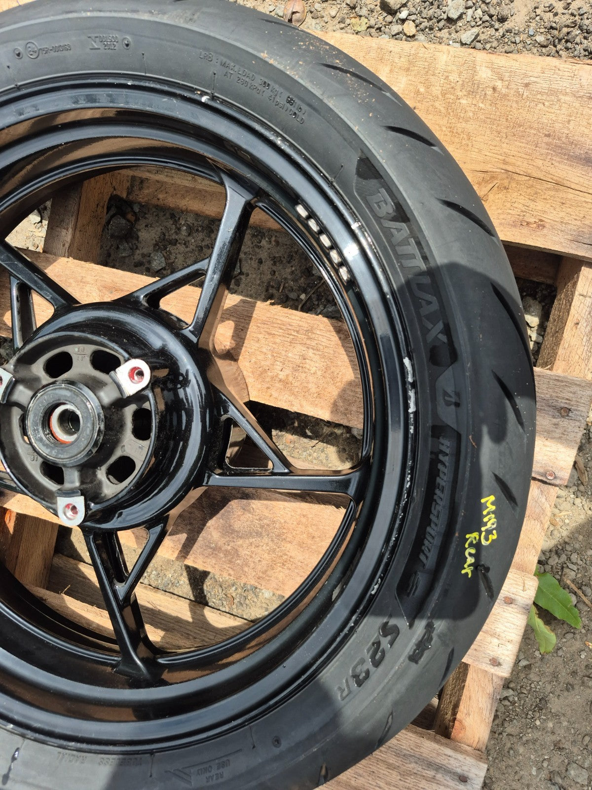 2019 Kawasaki Z400 Er400d Wheel Rim & Tire Front & Rear *straight* OEM