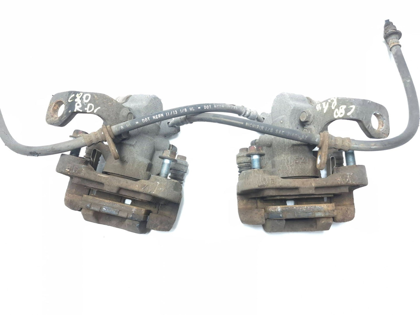 2014 Honda Cr-z Rear Brake Caliper Left & Right OEM