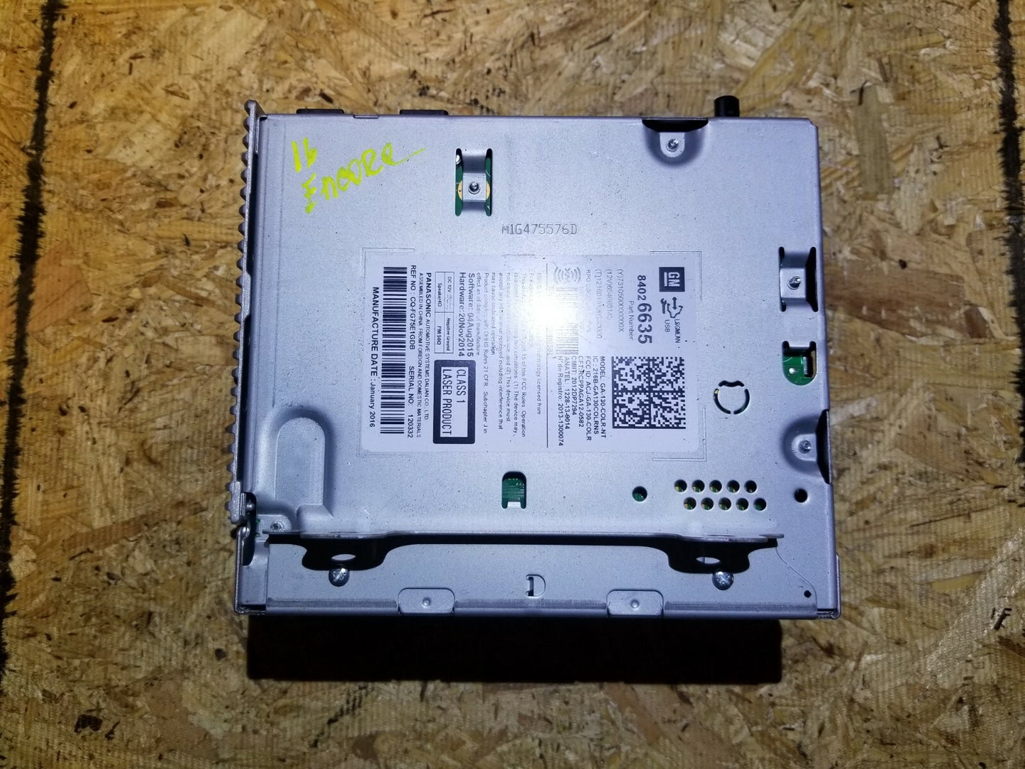 13 14 15 16 Buick Encore Cd Mp3 Player Radio Receiver W/ Intellilink OEM 32k