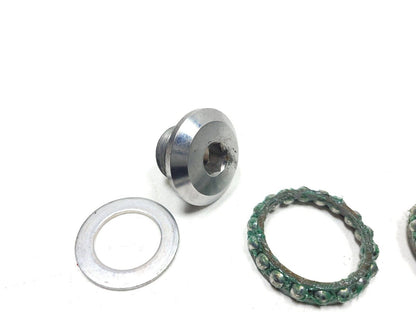 17-23 Kawasaki Ex650 Ninja 650 Front Fork Stem Bearing Nut Washer Bolt OEM