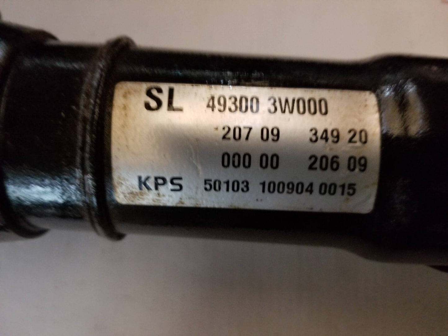 2011 - 2013 Kia Sportage AWD Driveshaft Rear 2.4l OEM