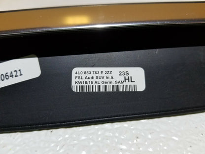 2015 Audi Q7 Rear Door Window Belt Molding Left Driver Side OEM