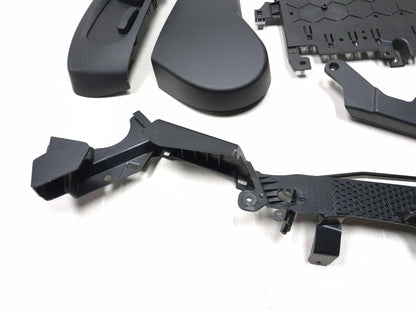 2017 Jaguar Xe Front Left Driver Seat Trim Cover & Switch 5pcs OEM