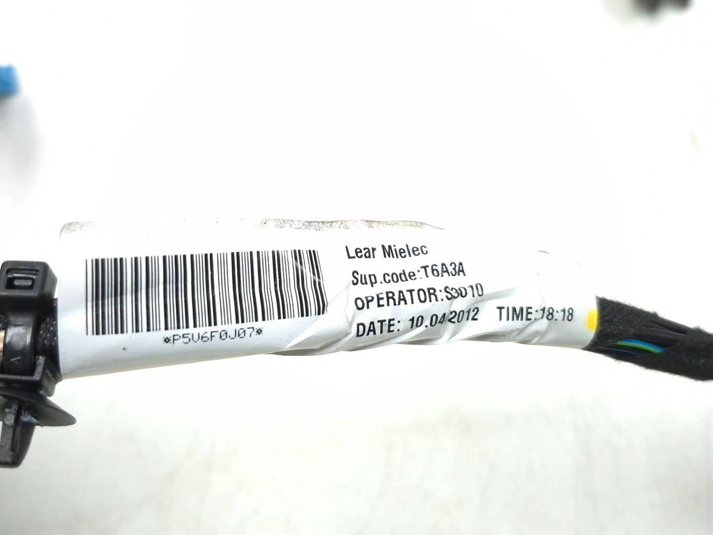 2012 Volvo C30 Front Door Wire Harness Right Passenger Side OEM