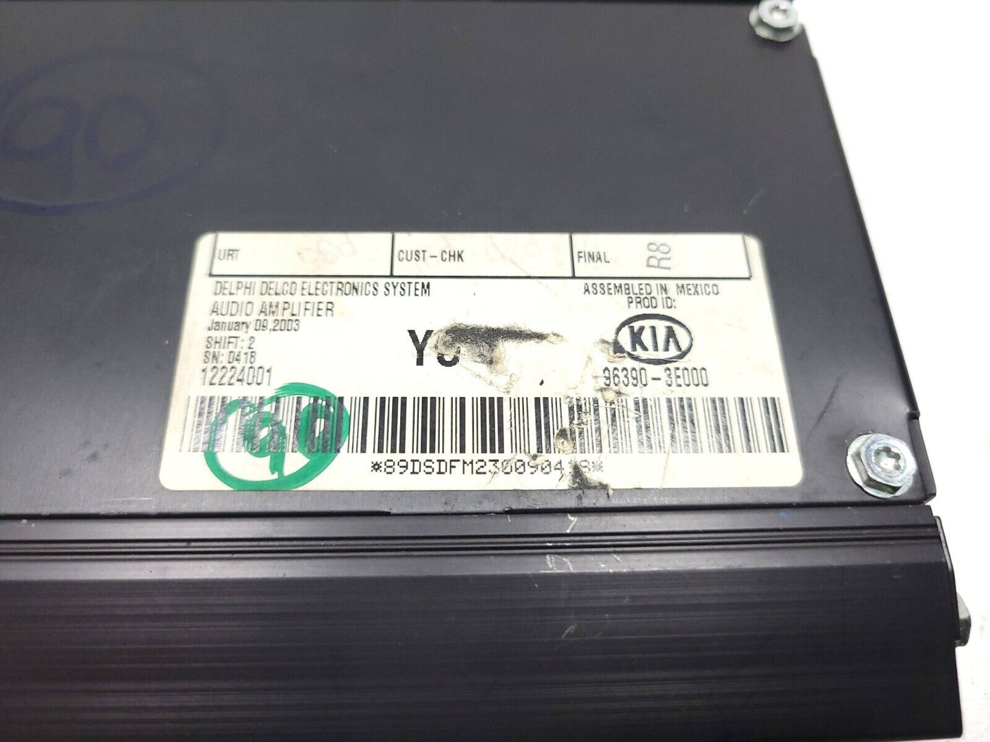 03-06 Kia Sorento Amp Audio Amplifier Unit 96390-3e00 OEM