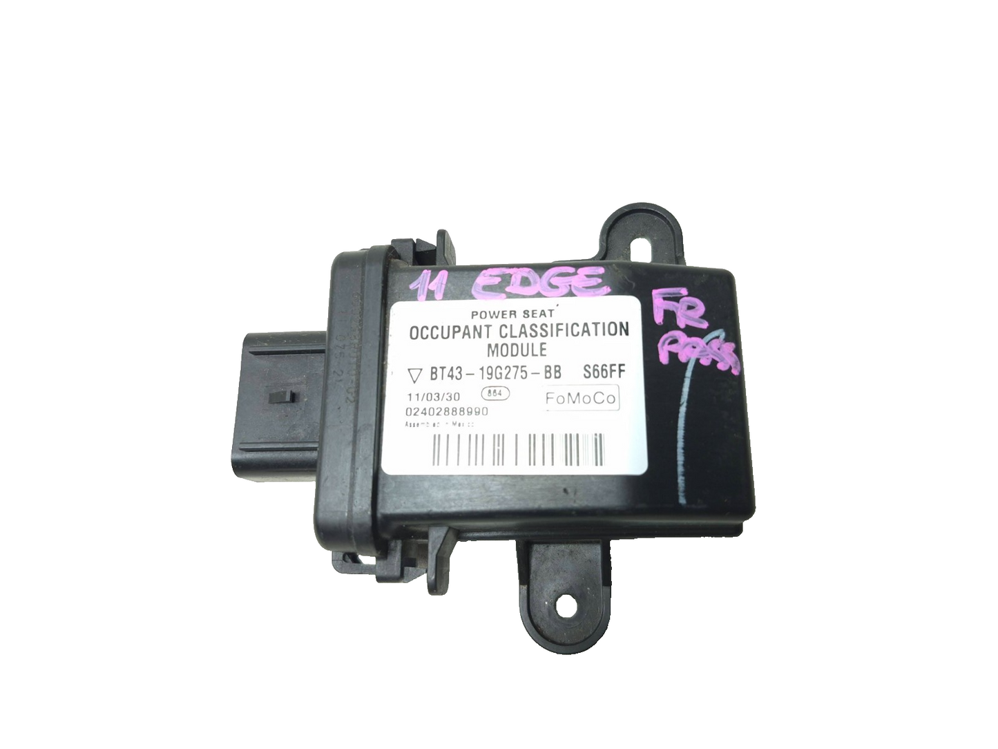 2011 Ford Edge Front Right Passenger Seat Occupant Modul  OEM
