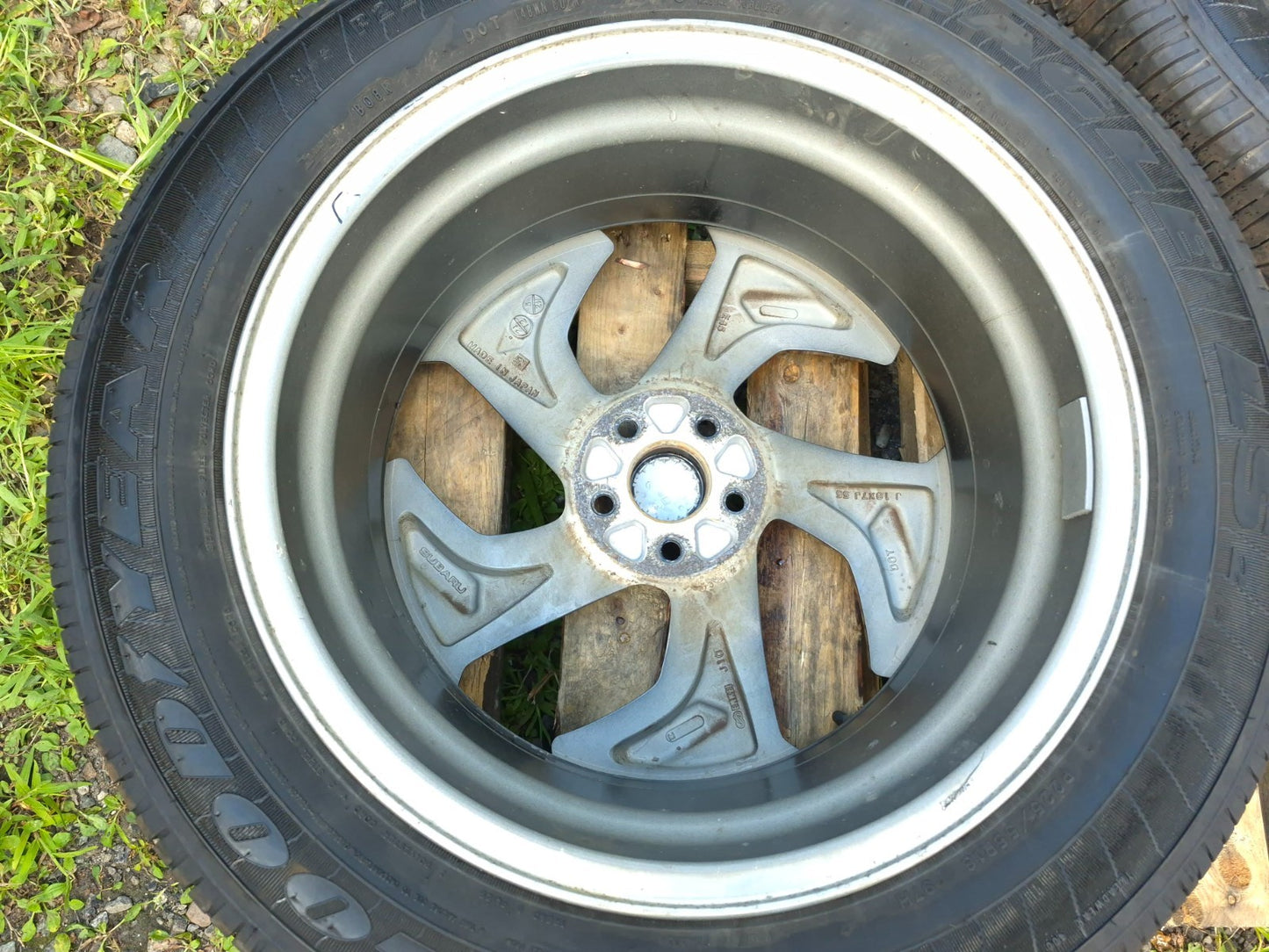 2022 Subaru Crosstrek Wheel Rim W/ Tire 225/55/r18 18x7j 6.3/32 Pair 2 Pcs OEM