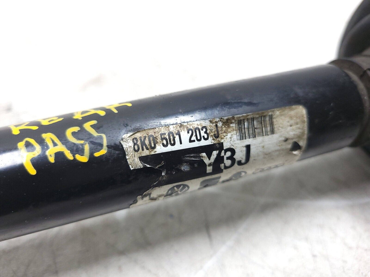 09-12 Audi A4 Quattro Rear Axle Shaft Passenger Side Right OEM