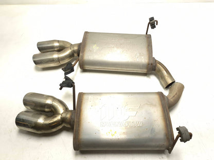 2008 Acura Tl Type-s Exhaust Muffler Dual Tail Baffle Pipe OEM