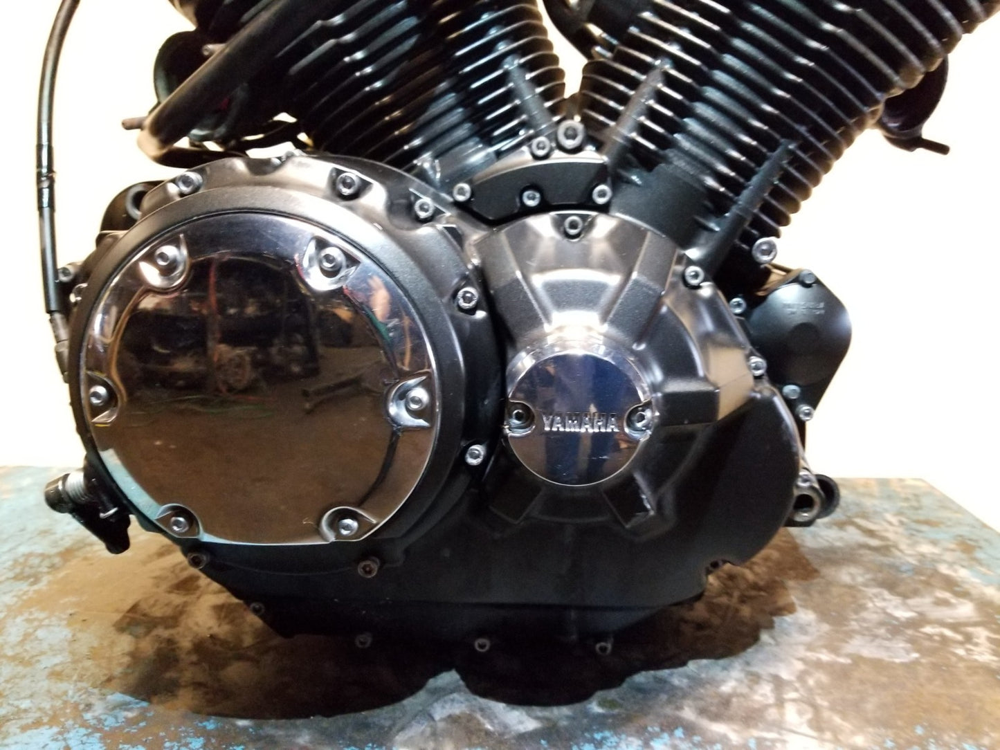 2007 Yamaha Xvs1300 Engine V Star 1300 9.623 Miles