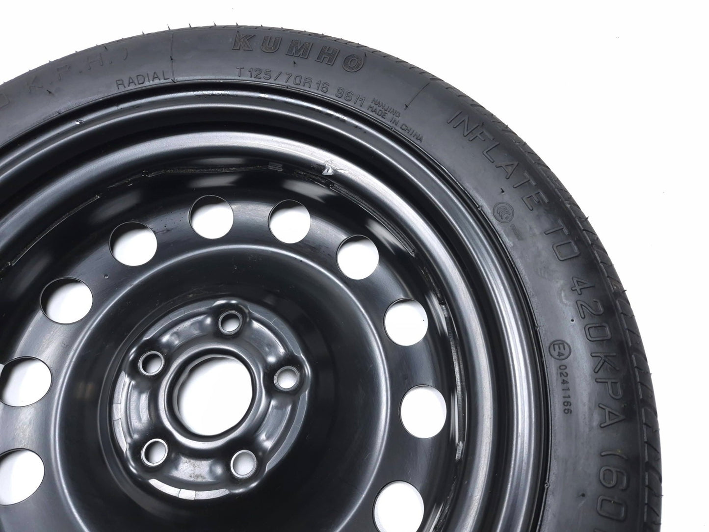 2015 Volkswagen Golf Spare Tire T125/70 R16 OEM