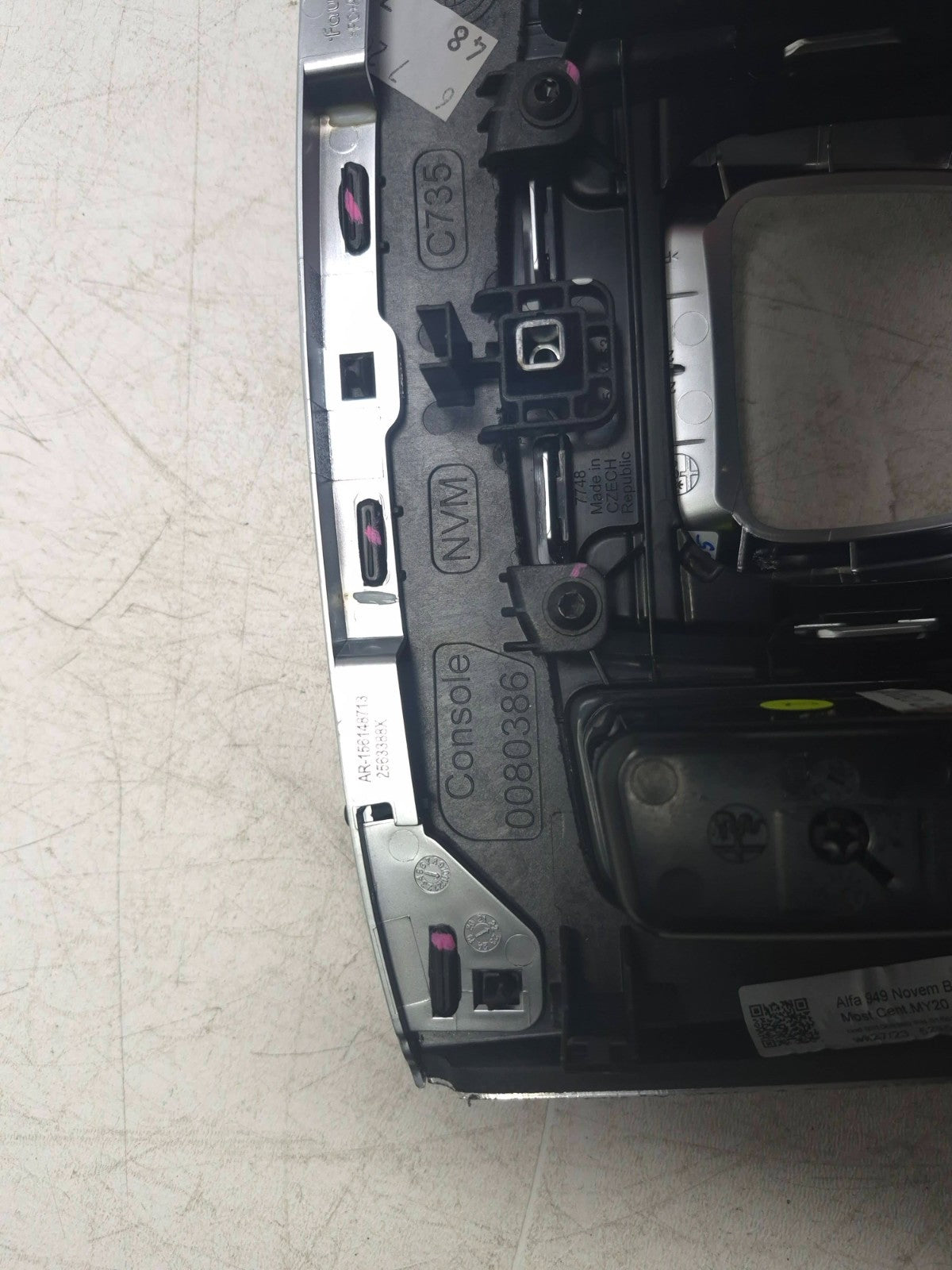 2024 Alfa Romeo Stelvio Center Console Shifter Bezel Trim W/ Switch OEM