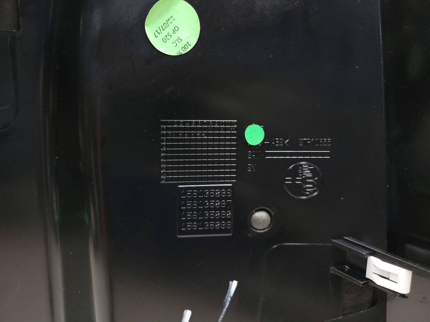 2017-2023 Alfa Romeo Stelvio Rear Passenger Seat Bolster OEM