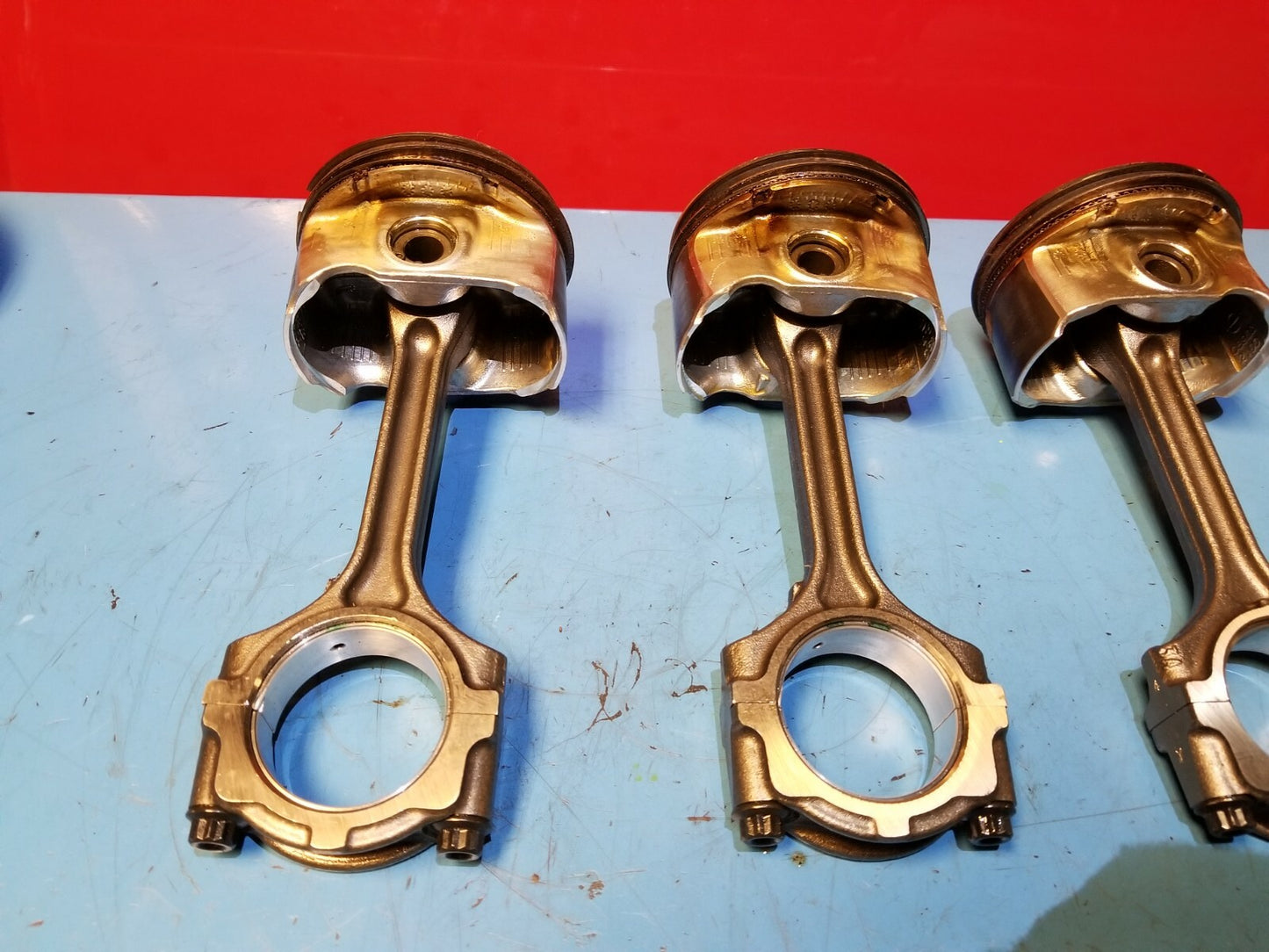 2014 Nissan Rogue 2.5l Piston W/ Connecting Rod 4pcs OEM