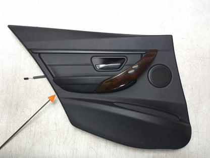 2013 BMW 328i F30 Sedan Rear Door Panel Trim Left & Right OEM